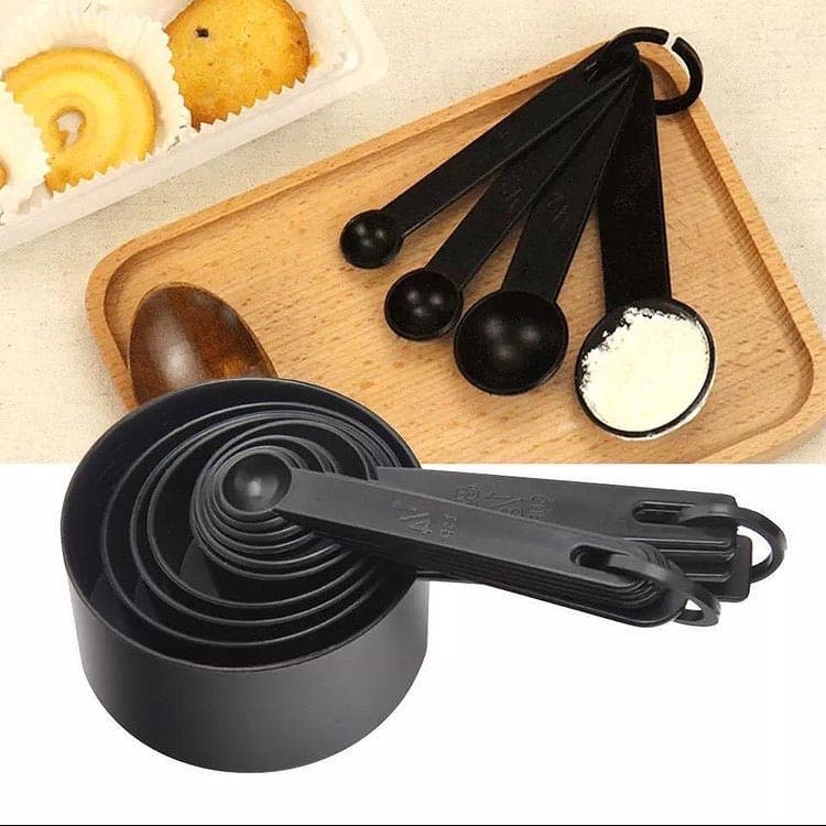 Set of 10 Kitchen Measuring Spoons, Measuring Cups Set of 10 Kitchen Measuring Spoons, Measuring Cups